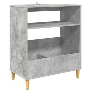 vidaXL Support pour platine Gris b&eacute;ton 71 x 39,5 x 83 cm