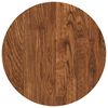 vidaXL Plateau de table &Oslash; 30 x 4 cm Rond Bois de ch&ecirc;ne massif