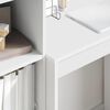 vidaXL Bureau avec tiroir 2 pcs Blanc