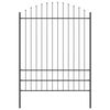 vidaXL Cl&ocirc;ture de jardin 5 pcs Gris 170 x 225 cm