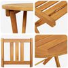 vidaXL Ensemble bistrot 3 pcs Marron Bois d'acacia massif