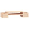 vidaXL Support pour moniteur 70x27,5x15 cm Bois de pin solide
