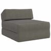 vidaXL Canap&eacute;-lit pliable Gris clair 60 x 70 x 41 cm Tissu