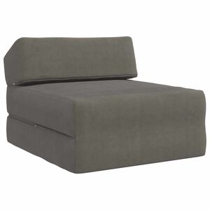vidaXL Canap&eacute;-lit pliable Gris clair 60 x 70 x 41 cm Tissu