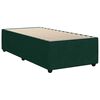 vidaXL Sommier &agrave; lattes de lit avec matelas Vert fonc&eacute; 100x200 cm