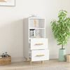 vidaXL Buffet Blanc 34,5x34x90 cm Bois d'ing&eacute;nierie