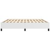 vidaXL Cadre de lit sans matelas blanc 200x200 cm similicuir