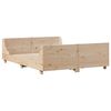 vidaXL Cadre de lit sans matelas 160x200 cm bois massif de pin