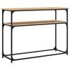 vidaXL Table console chêne sonoma 100x35,5x75 cm bois d'ingénierie