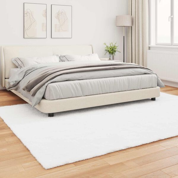 vidaXL Tapis en Fourrure Synth&eacute;tique de Lapin Olite Blanc 200 x 280 cm