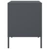 vidaXL Tables de chevet 2 pcs anthracite 36x39x50,5 cm acier