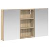vidaXL Ensemble de Meubles de Salle de Bain 3 pc 90 x 10,5 x 50 cm