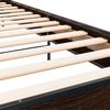 vidaXL Cadre de lit sans matelas ch&ecirc;ne marron 100x200 cm
