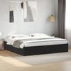vidaXL Cadre de lit sans matelas noir 200x200 cm