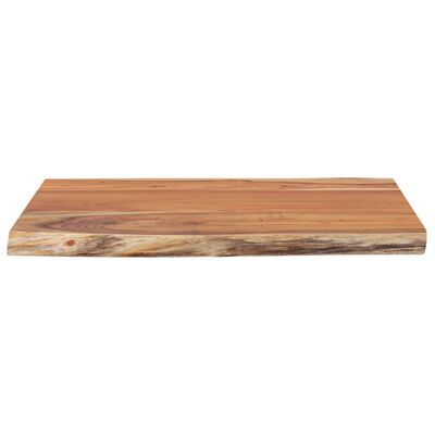 vidaXL Dessus de table 70x60x2,5 cm rectangulaire bois massif acacia