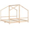 vidaXL Cadre de lit pour enfants 2x(90x190) cm bois de pin massif