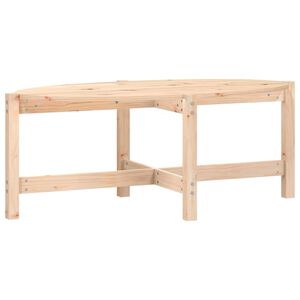 vidaXL Table basse 118x63x45 cm Bois massif de pin