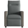 vidaXL Fauteuil inclinable de massage &eacute;lectrique gris fonc&eacute; tissu