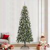 vidaXL Sapin de No&euml;l artificiel Vert 240 cm PVC, plastique et acier