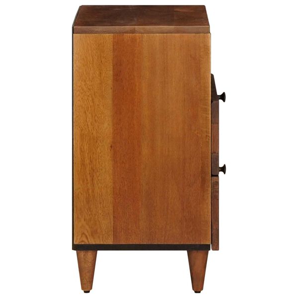 vidaXL Cabinet de chevet Marron 50 x 33 x 60 cm Bois de mangue massif