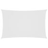 vidaXL Voile de parasol tissu oxford rectangulaire 5x8 m blanc