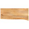 vidaXL Dessus de table &agrave; bord vivant 80x30x2,5 cm bois massif manguier