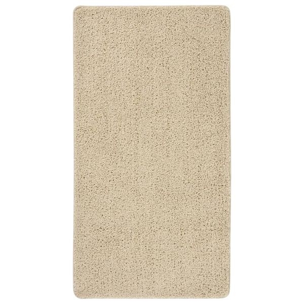 vidaXL Tapis shaggy antid&eacute;rapant Cr&egrave;me 80x150 cm