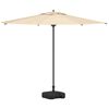 vidaXL Pied de parasol Noir 45 x 45 x 29,5 cm