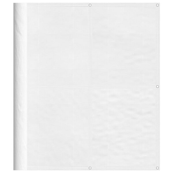 vidaXL &Eacute;cran de balcon blanc 120x1000 cm 100% polyester oxford