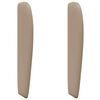 vidaXL Oreille de t&ecirc;te de lit Marron 80 x 23 x 6 cm PVC
