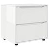 vidaXL Armoire de rangement Blanc brillant 60 x 48 x 57 cm