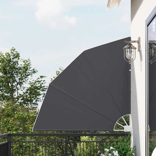 vidaXL &Eacute;cran de confidentialit&eacute; pour balcon Noir 140 x 140 cm
