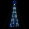vidaXL Sapin de Noël à LED 275 LED bleu 180 cm
