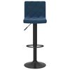 vidaXL Tabourets de bar lot de 2 bleu velours