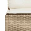 vidaXL Salon de jardin avec coussins 8 pcs beige r&eacute;sine tress&eacute;e