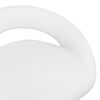 vidaXL Tabouret de bar Blanc Similicuir