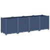 vidaXL Jardini&egrave;re bleu gris 160x40x53 cm PP