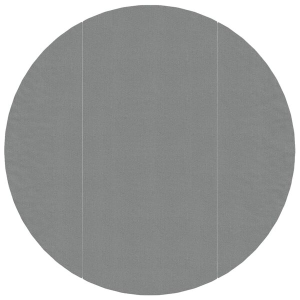 vidaXL Bâche de piscine gris clair Ø306 cm géotextile polyester