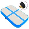 vidaXL Tapis gonflable de gymnastique avec pompe 60x100x20 cm PVC Bleu