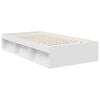 vidaXL Cadre de lit Blanc 100 x 200 cm Bois de pin massif