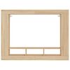 vidaXL Meuble TV chêne sonoma 152x22x113 cm bois d'ingénierie