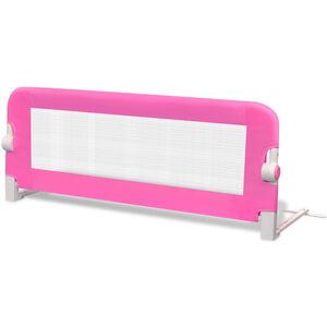 vidaXL Barri&egrave;re de lit pour enfants 102x42 cm Rose