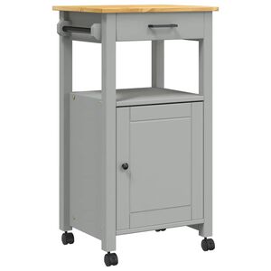vidaXL Chariot de cuisine MONZA 48x40x88,5 cm bois massif de pin