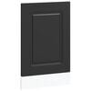 vidaXL Panneau de lave-vaisselle Kalmar noir 45x1,5x57 cm