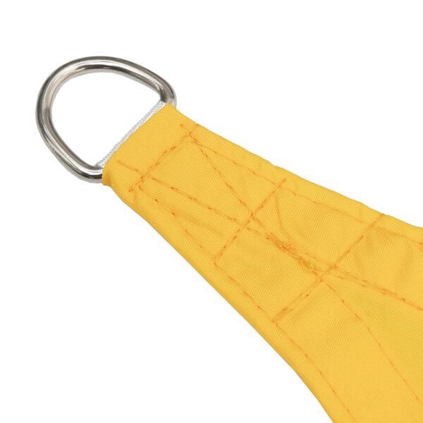 vidaXL Voile de parasol tissu oxford carré 3,6x3,6 m jaune