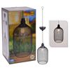 ProGarden Lampe suspendue solaire &agrave; LED M&eacute;tal 15 cm
