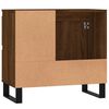 vidaXL Armoire de bain ch&ecirc;ne marron 65x33x60 cm bois d'ing&eacute;nierie