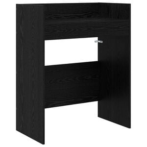 vidaXL Table de DJ Ch&ecirc;ne noir 62 x 45 x 102 cm Bois d'ing&eacute;nierie
