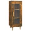 vidaXL Buffet Ch&ecirc;ne fum&eacute; 34,5x34x90 cm Bois d'ing&eacute;nierie