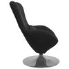 vidaXL Fauteuil &oelig;uf Noir Velours